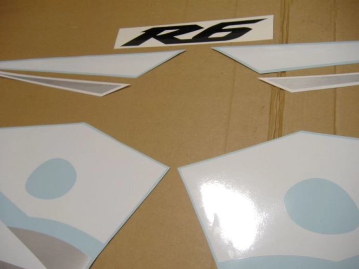 Yamaha YZF-R6 2003 - Yellow - Sticker-Decals