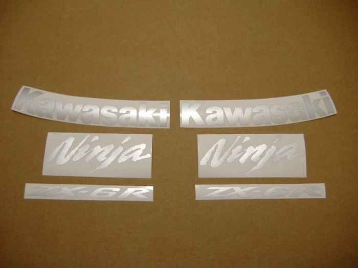Kawasaki ZX-6R 2010 - Schwarz - Aufkleber-Dekor