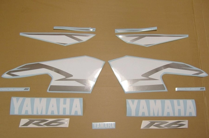 Yamaha YZF-R6 2004 - Blue - Sticker-Decals