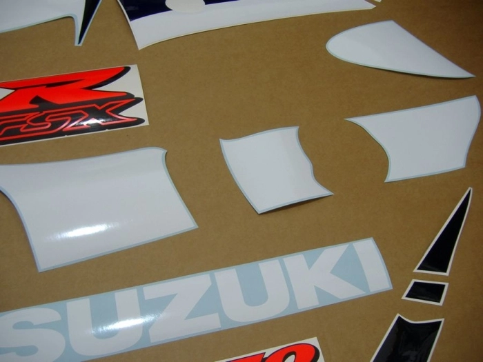Suzuki GSX-R 750 1999 - White/Blue - Sticker-Decals