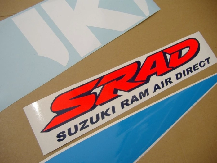 Suzuki GSX-R 600 1998 - Blue/White - Sticker-Decals