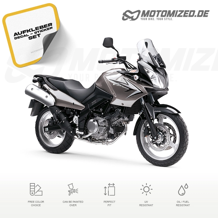 Suzuki DL650 V-STROM 2010 with Brown Motorcycle Decals