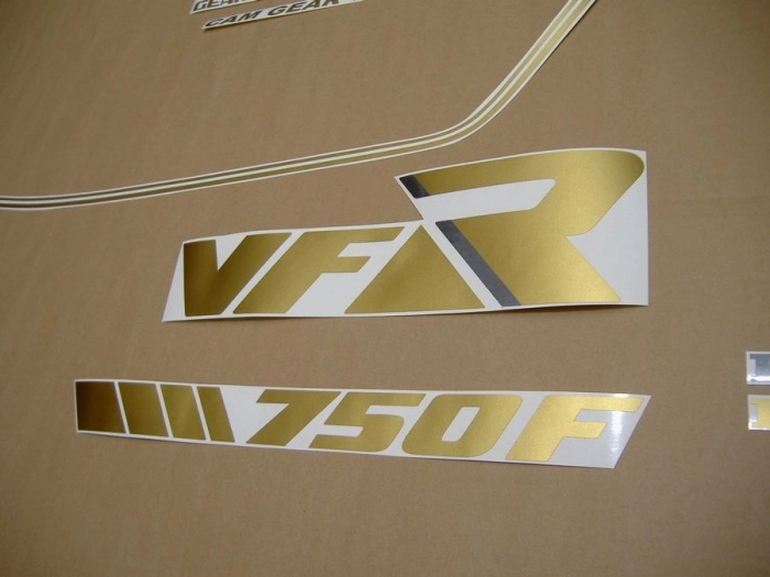 Honda VFR 750 1987 - White - Sticker-Decals