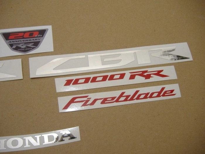 Honda CBR 1000RR 2013 - Schwarz - Aufkleber-Dekor