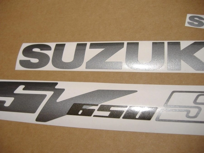 Suzuki SV 650S 2003 - Silver - Sticker-Decals