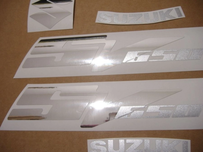 Suzuki SV 650S 2005 - Blue - Sticker-Decals