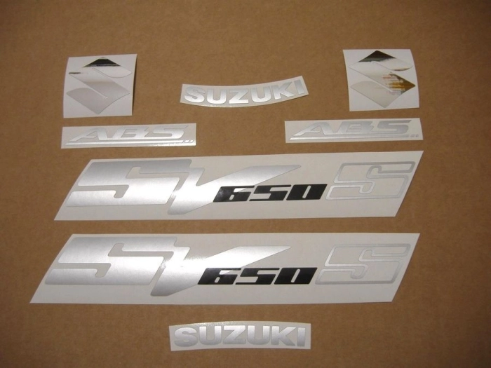Restoration Sticker for Suzuki SV 650S 2007 in Winered