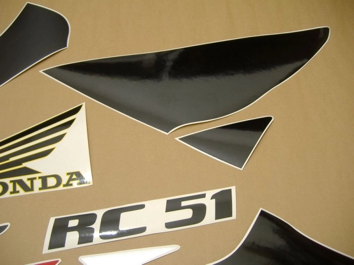 Honda RVT 1000R 2001 - Red/Silver - Sticker-Decals