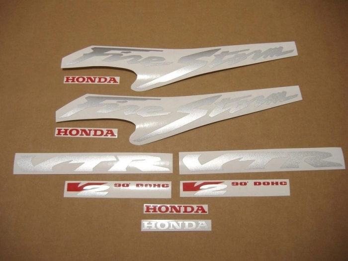 Honda VTR 1000F 1999 mit Dunkelblau Motorrad Dekor