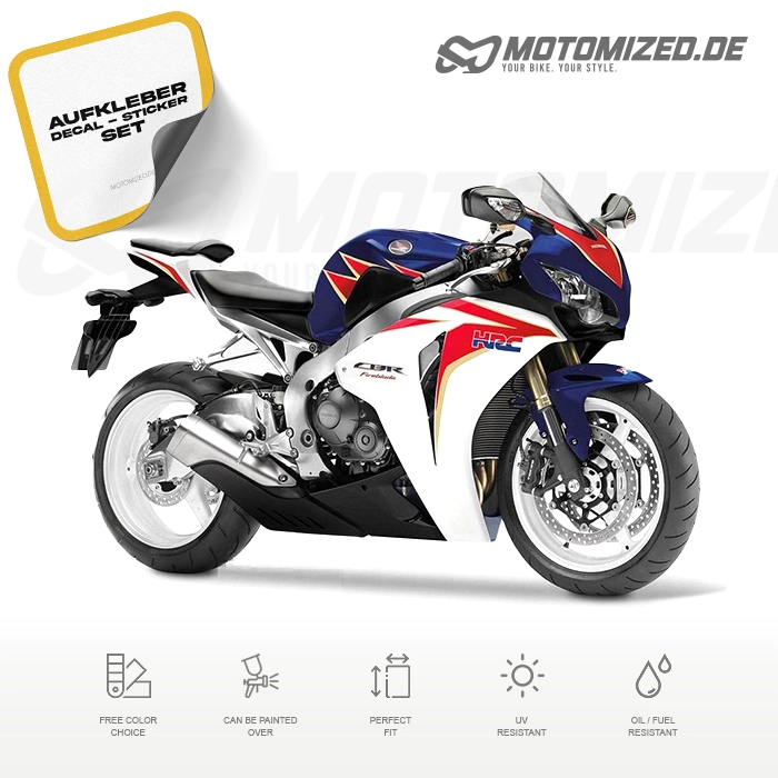 Honda CBR 1000RR 2011 HRC mit Aufkleber-Dekor