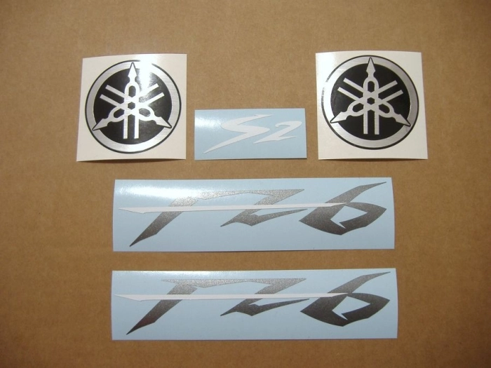 Restoration Sticker for Yamaha FZ6 S2 2007 in Titaniumgrey
