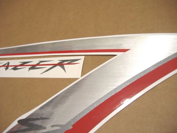 Restauration Aufkleber-Set für Yamaha FZ6 Fazer S2 2007 in Schwarz