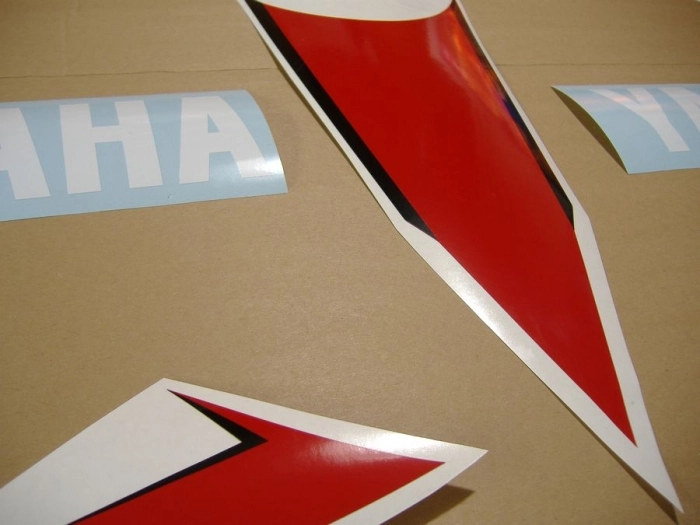 Yamaha YZF-R6 2006 - White/Red - Sticker-Decals