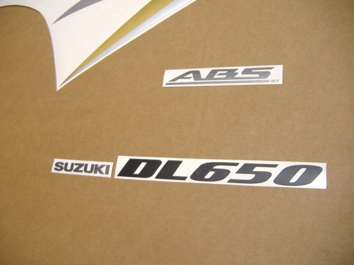 Suzuki DL650 V-STROM 2010 - Weiß - Aufkleber-Dekor