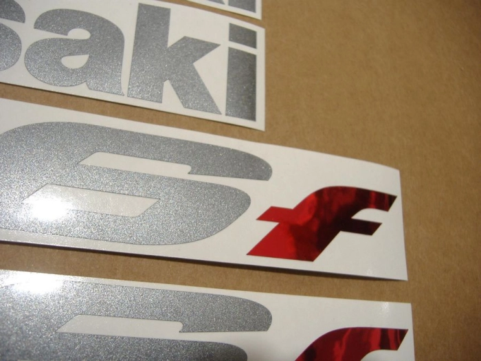 Kawasaki ER-6F 2008 - Black - Sticker-Decals