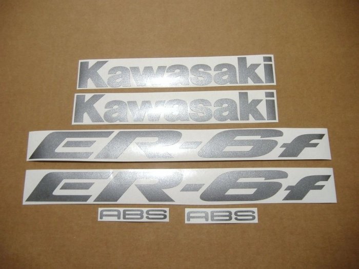 Kawasaki ER-6F 2007 - Blue - Sticker-Decals