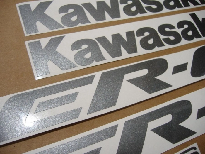 Kawasaki ER-6F 2007 - Blue - Sticker-Decals
