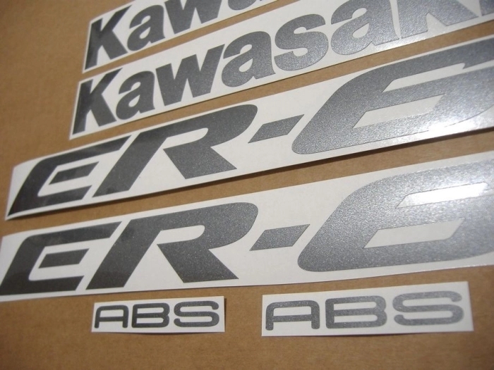 Kawasaki ER-6F 2007 - Blue - Sticker-Decals
