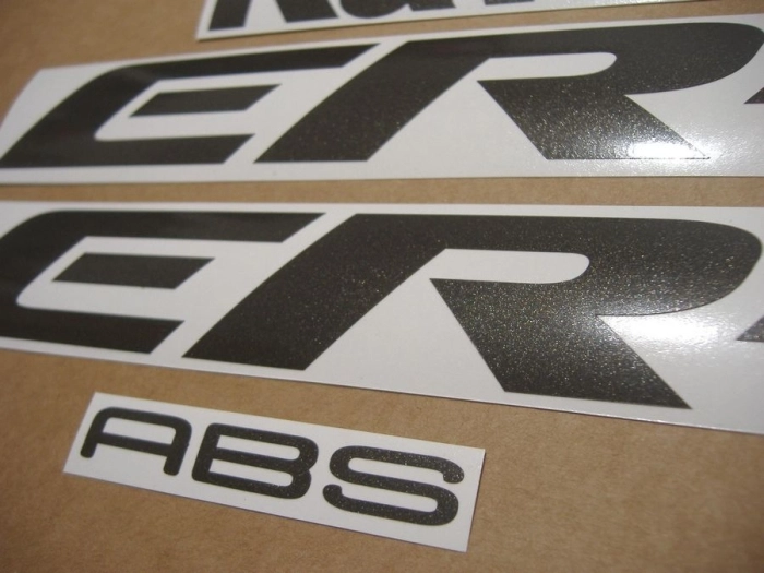 Kawasaki ER-6F 2007 - Silver - Sticker-Decals