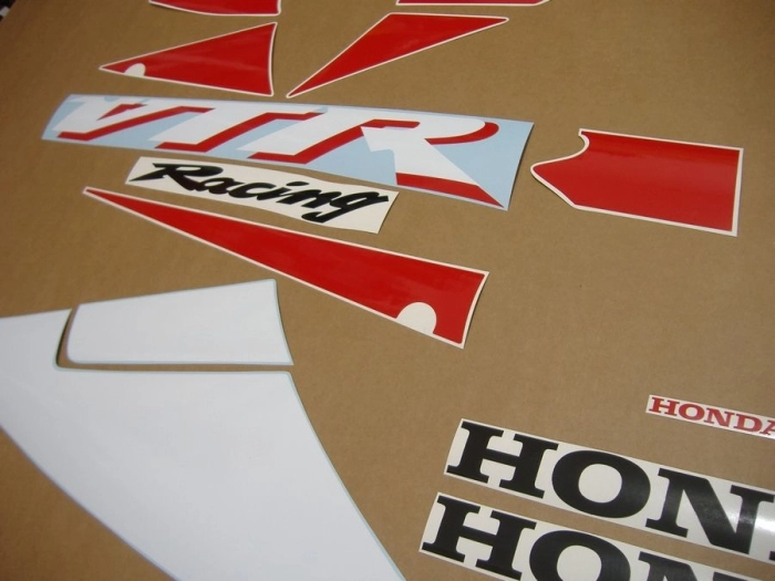 Honda VTR 1000 2005 with Black/Red/Silver Replica Decal