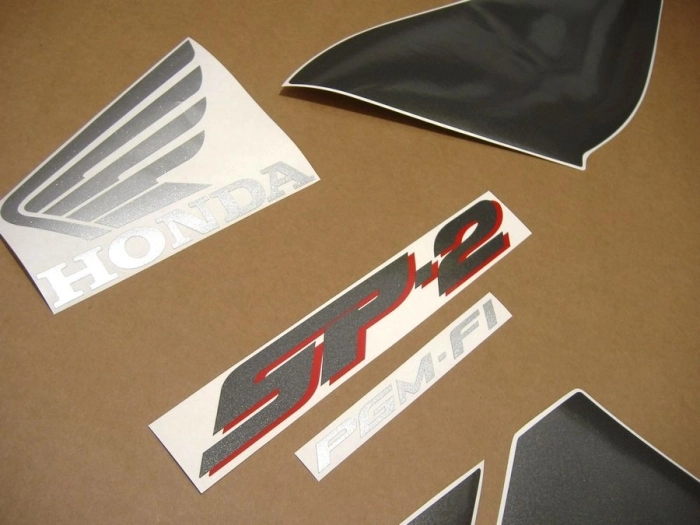 Honda VTR 1000 2005 with Black/Grey Replica Decal