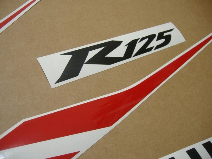 Yamaha YZF-R125 2012 - Black - Sticker-Decals
