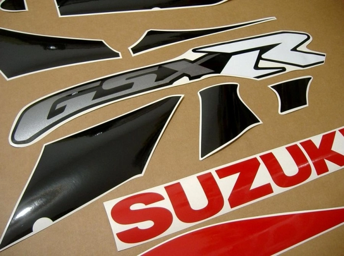 Suzuki GSX-R 1000 2001 with Red/Black/Silver Replica Decal