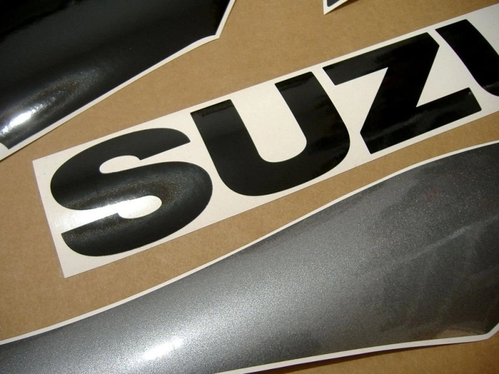 Suzuki GSX-R 1000 2001 - Silver/Black - Sticker-Decals
