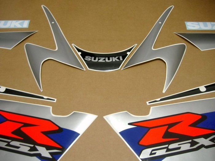 Suzuki GSX-R 1000 2002 - Blue/Black/Silver - Sticker-Decals