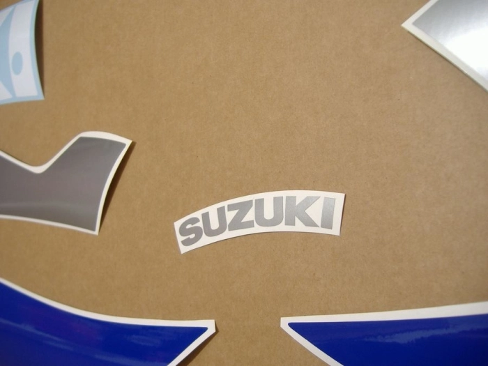Suzuki GSX-R 1000 2002 - Blue/Black/Silver - Sticker-Decals