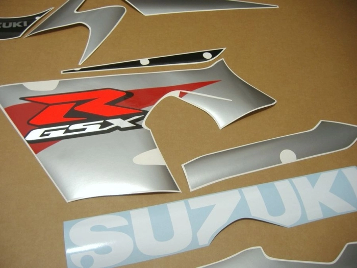 Suzuki GSX-R 1000 2002 - Red/Black/Silver - Sticker-Decals