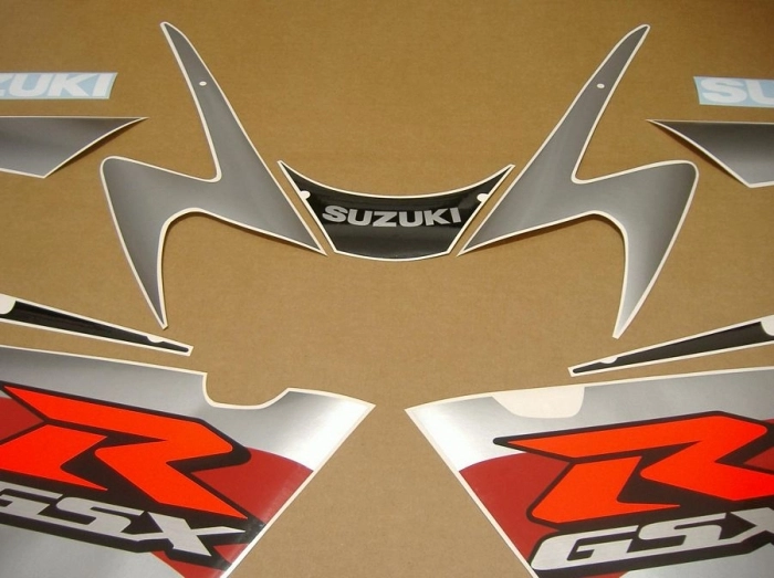 Suzuki GSX-R 1000 2002 - Red/Black/Silver - Sticker-Decals