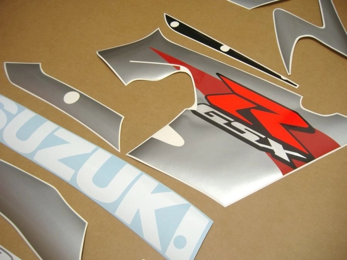 Suzuki GSX-R 1000 2002 - Red/Black/Silver - Sticker-Decals