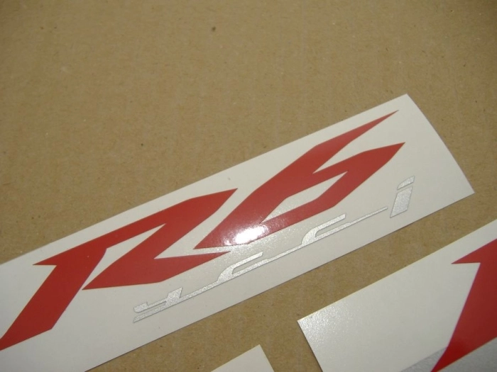 Yamaha YZF-R6 2008 - Black - Sticker-Decals