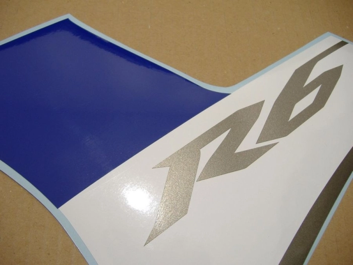 Yamaha YZF-R6 2008 - Blue AU - Sticker-Decals