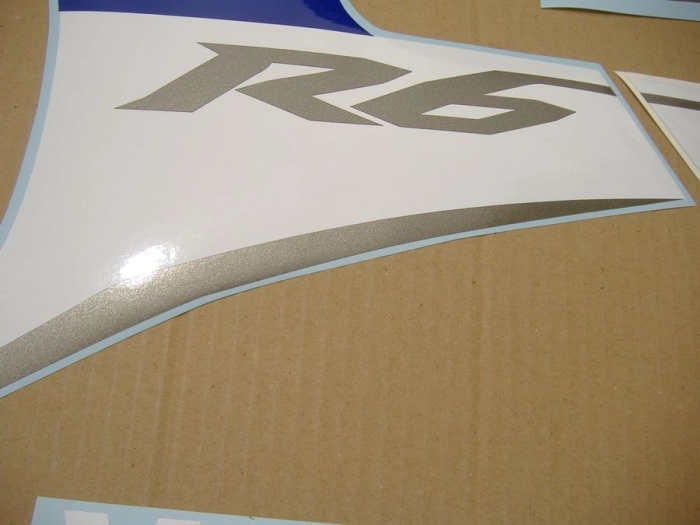Yamaha YZF-R6 2008 - Blue AU - Sticker-Decals