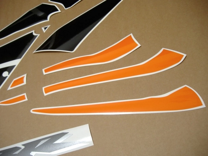 Restauration Aufkleber-Set für Honda CBR 600RR 2006 in Orange/Schwarz