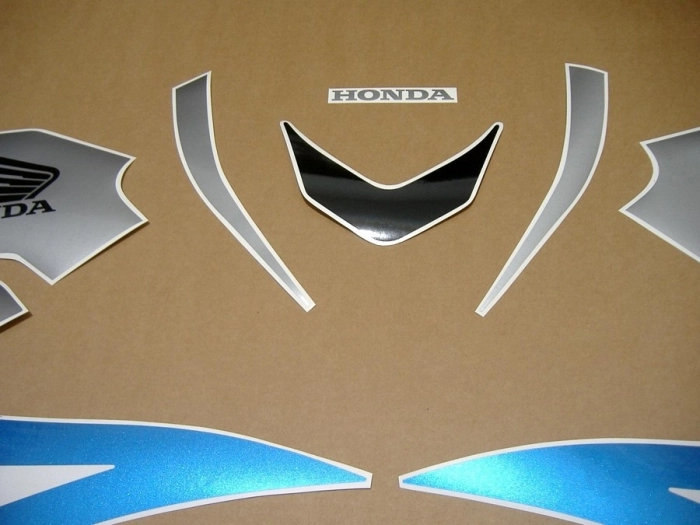 Honda CBR 600RR 2007 with Blue/Silver/Black Replica Decal