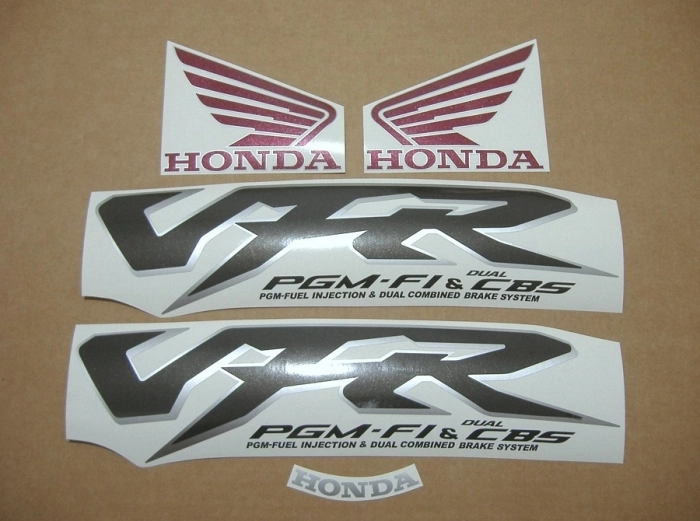 Restoration Sticker for Honda VFR 800i 1998 in Red EU
