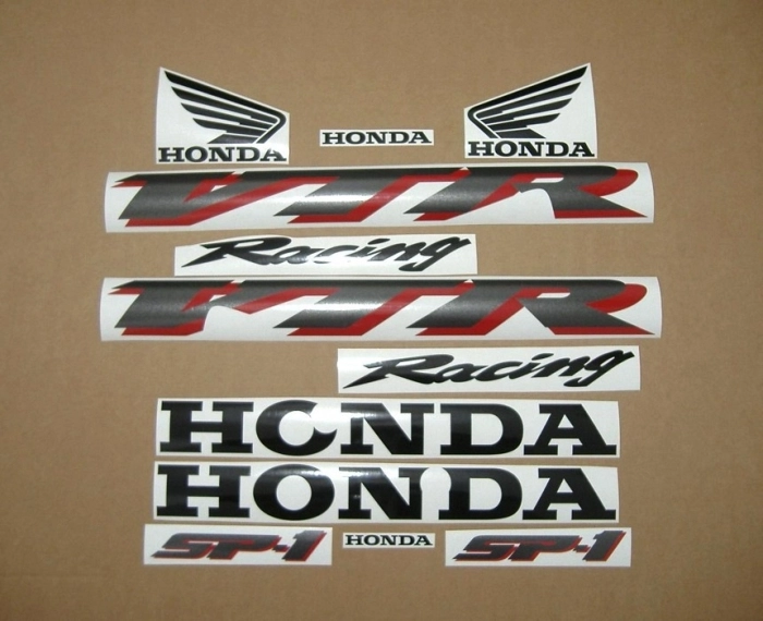 Restoration Sticker for Honda VTR 1000 2001 in Silver