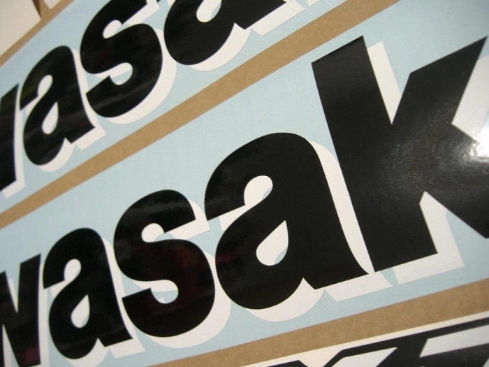 Kawasaki ZX-7R 1997 - Green - Sticker-Decals