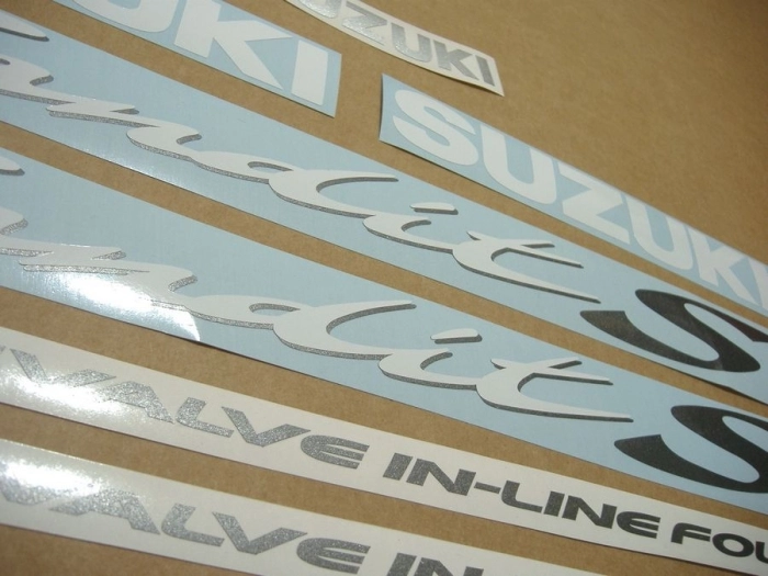 Suzuki Bandit 600S 2002 - Blue - Sticker-Decals