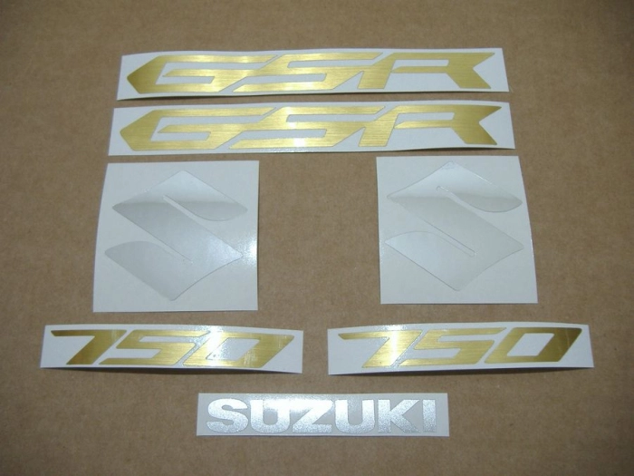 Restoration Sticker for Suzuki GSR 750 2012 in Black