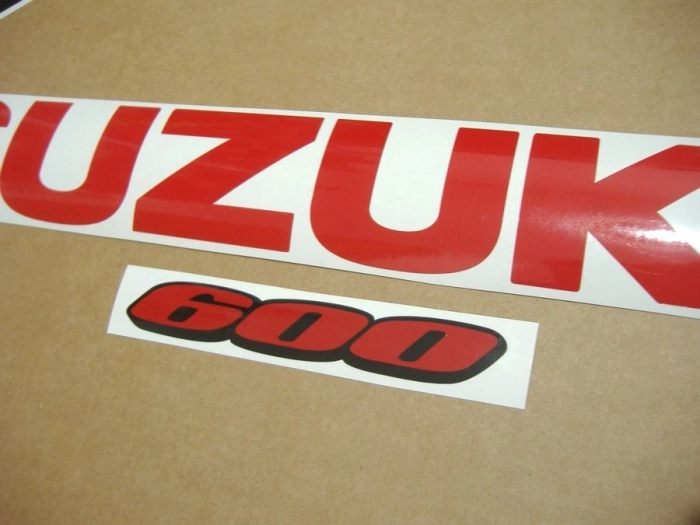 Suzuki GSX-R 600 2013 - White/Black - Sticker-Decals