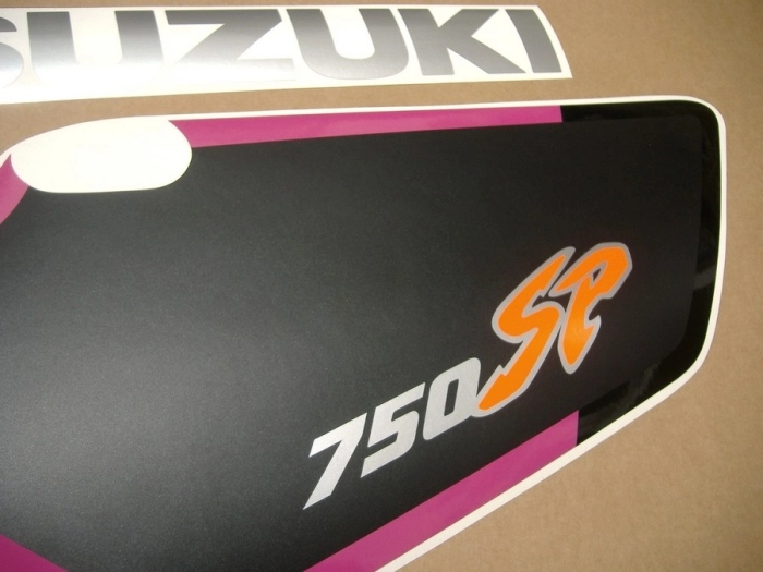 Suzuki GSX-R 750 1994 - Weiß/Blau SP - Aufkleber-Dekor
