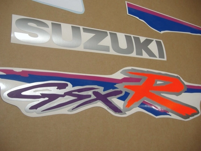 Suzuki GSX-R 750 1994 - Weiß/Blau - Aufkleber-Dekor