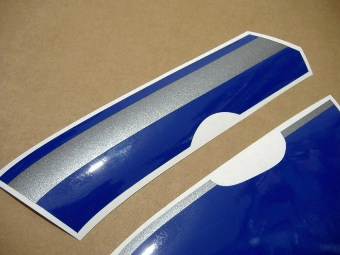 Yamaha YZF-R6 2010 - Blue/White - Sticker-Decals