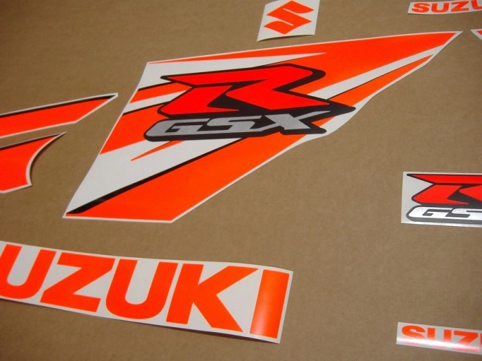 Suzuki GSX-R 1000 2009-2014 - Neon-Orange - Custom-Sticker-Decals