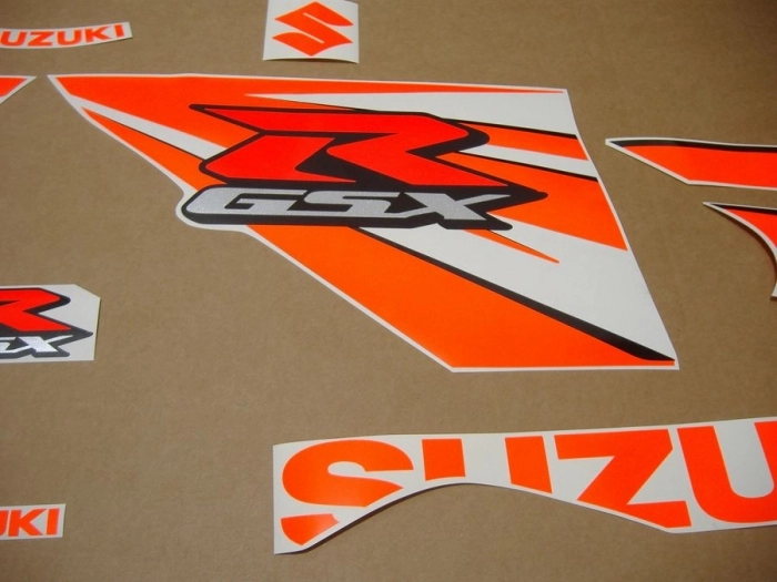 Suzuki GSX-R 1000 2009-2014 - Neon-Orange - Custom-Sticker-Decals