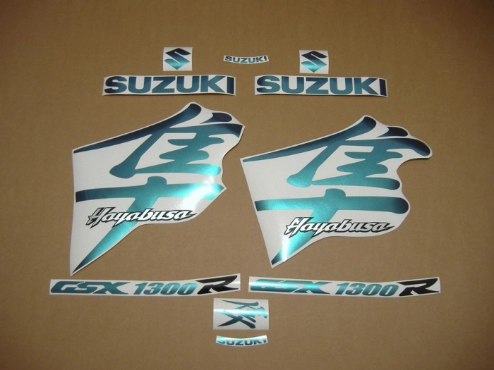 Suzuki Hayabusa 1999-2007 in FlipFlop mit Aufkleber-Dekor